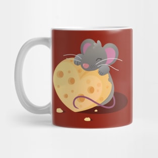 Mouse Heart Cheese Mug